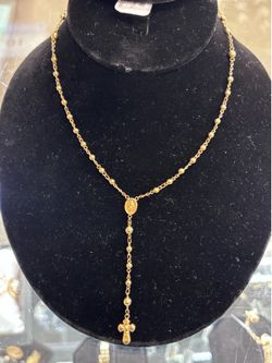 Rosary Necklace 18k