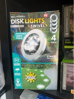 Pack of 4 flood lights