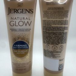 Jergens Natural Glow + Firming Moisturizer For Medium To Deep 7.5oz 2 Pack

