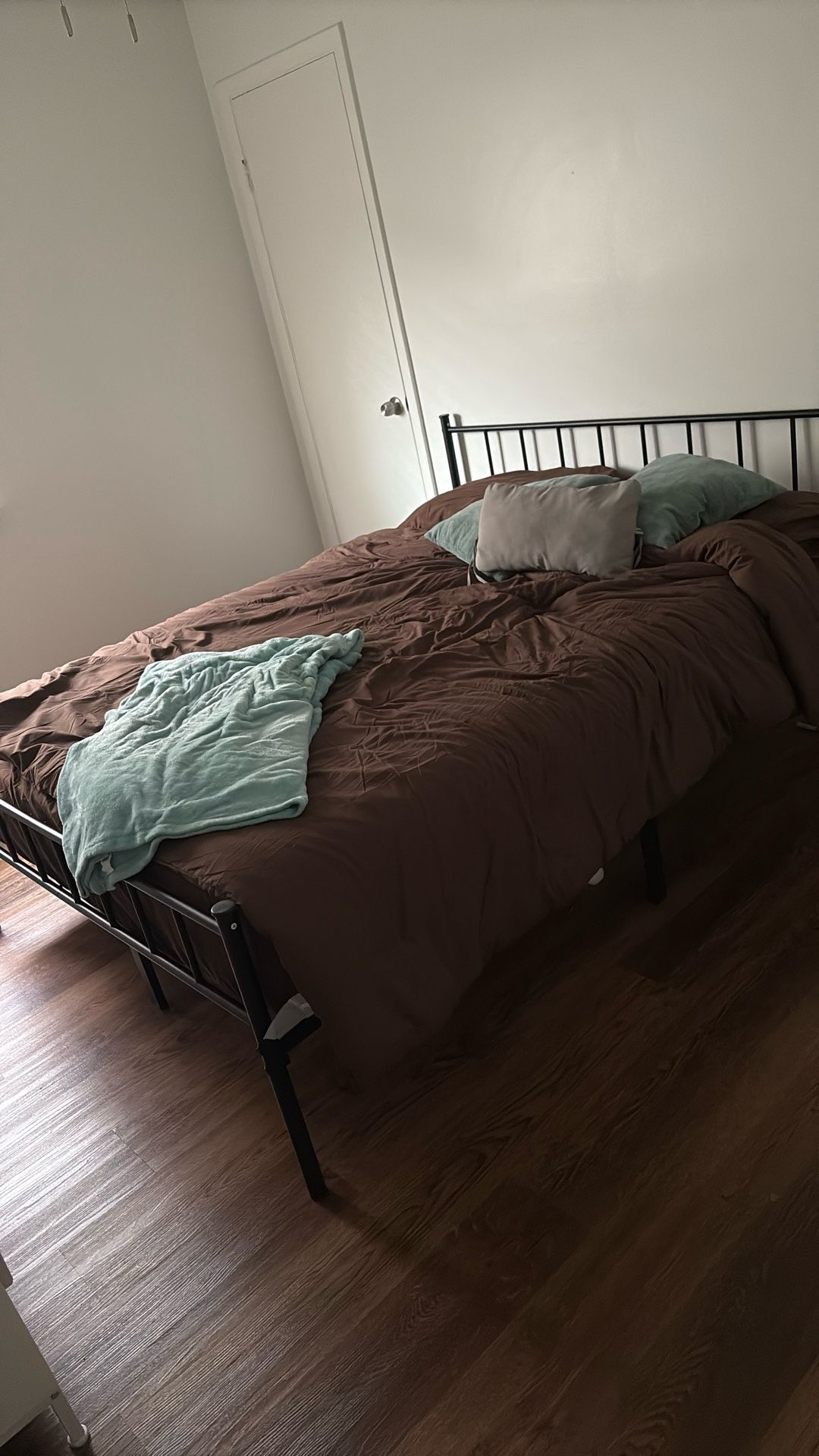 Queen Sized Bed frame W/ Mattress