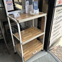 Microwave Kitchen Storage Cart Rack 