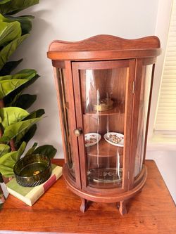 Vintage Tabletop Curio Cabinet