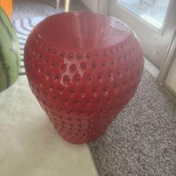Strawberry Fruit Stool 