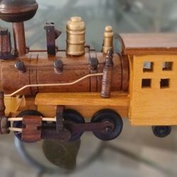 Wood Train Engine Beautiful