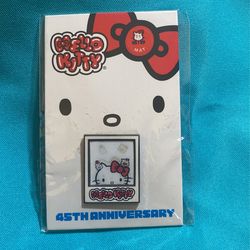 Sanrio Hello Kitty 45th Anniversary Lenticular Pin
