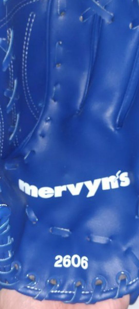 VINTAGE DODGERS Blue Giveaway Fielding Glove Mit From The 1980’s Mervyn's youth
