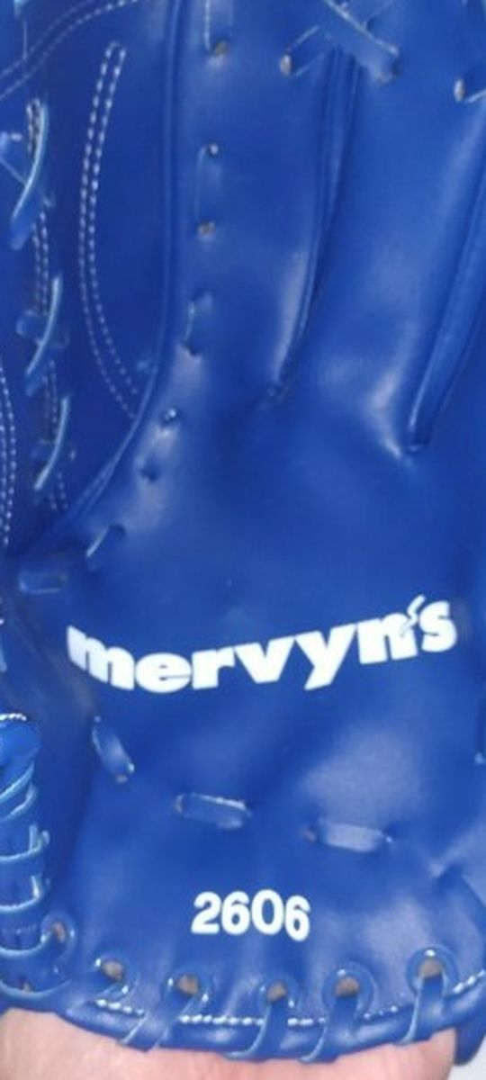 VINTAGE DODGERS Blue Giveaway Fielding Glove Mit From The 1980’s Mervyn's youth