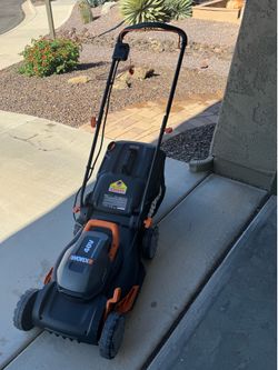 WORX 17” cordless mower