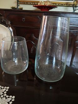 Table Vases Set of Two