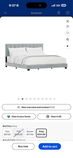 Upholstered headboard and frame