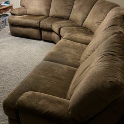 Brown Sectional Sofa
