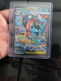 Mega Greninja EX illustration rare mint condition