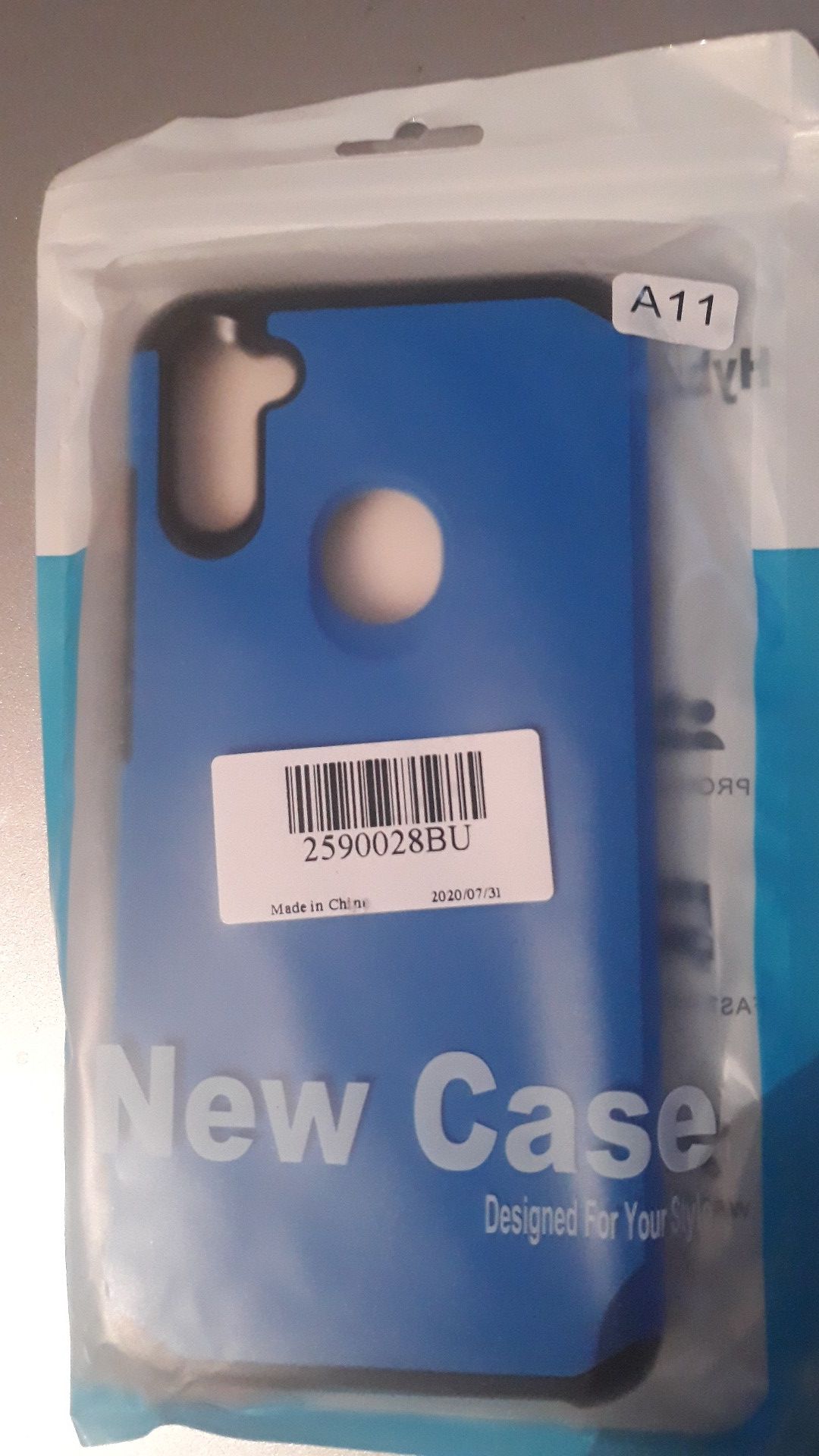 A11 phone case. Blue