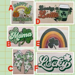 St. Patrick’s Day Heat Transfers
