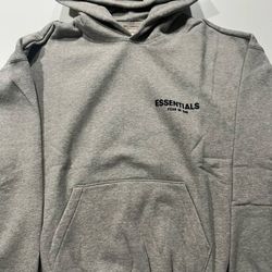 Essentials Dark Oatmeal Hoodie