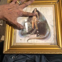 Warrior Princess Vintage Framed Art 