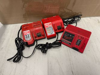 Milwaukee M12 and M18 Multi-Voltage Battery Chargers