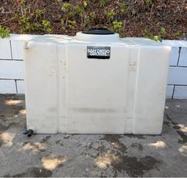 100 gallon water tank, setup for Car detailing