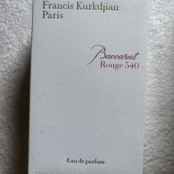 Maison Francis Kurkdjian Paris Baccarat Rouge 540