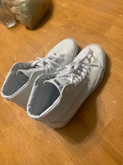 Vans Canvas Sk8 Hi (true white) 9.5