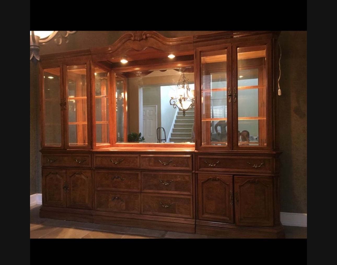 China Cabinet Antique 