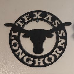 Texas Longhorns metal sign