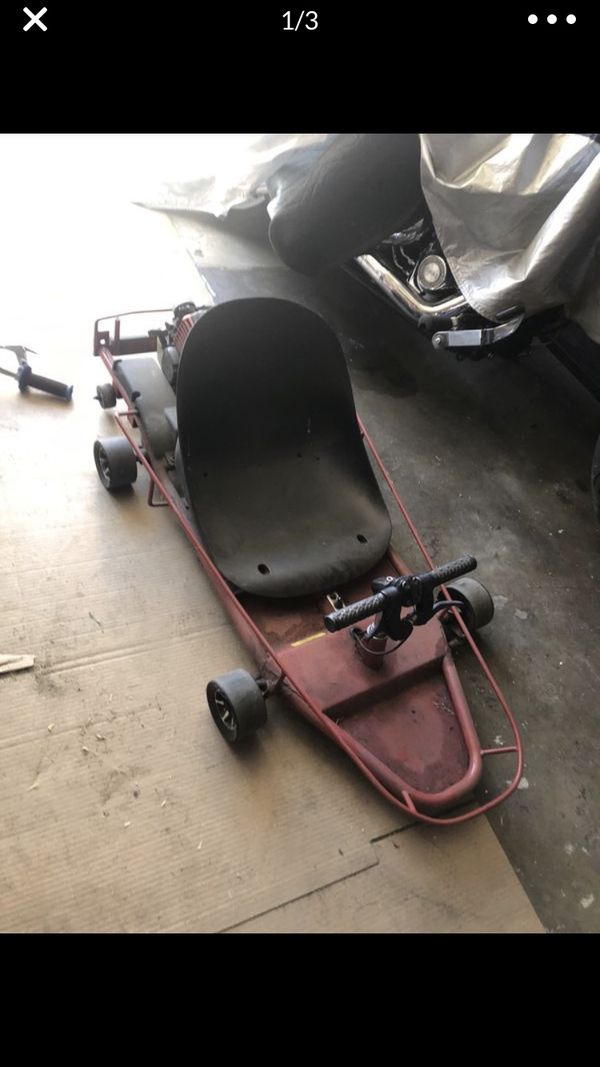 Goat kart runs and everything just fixed the chain welling to do a