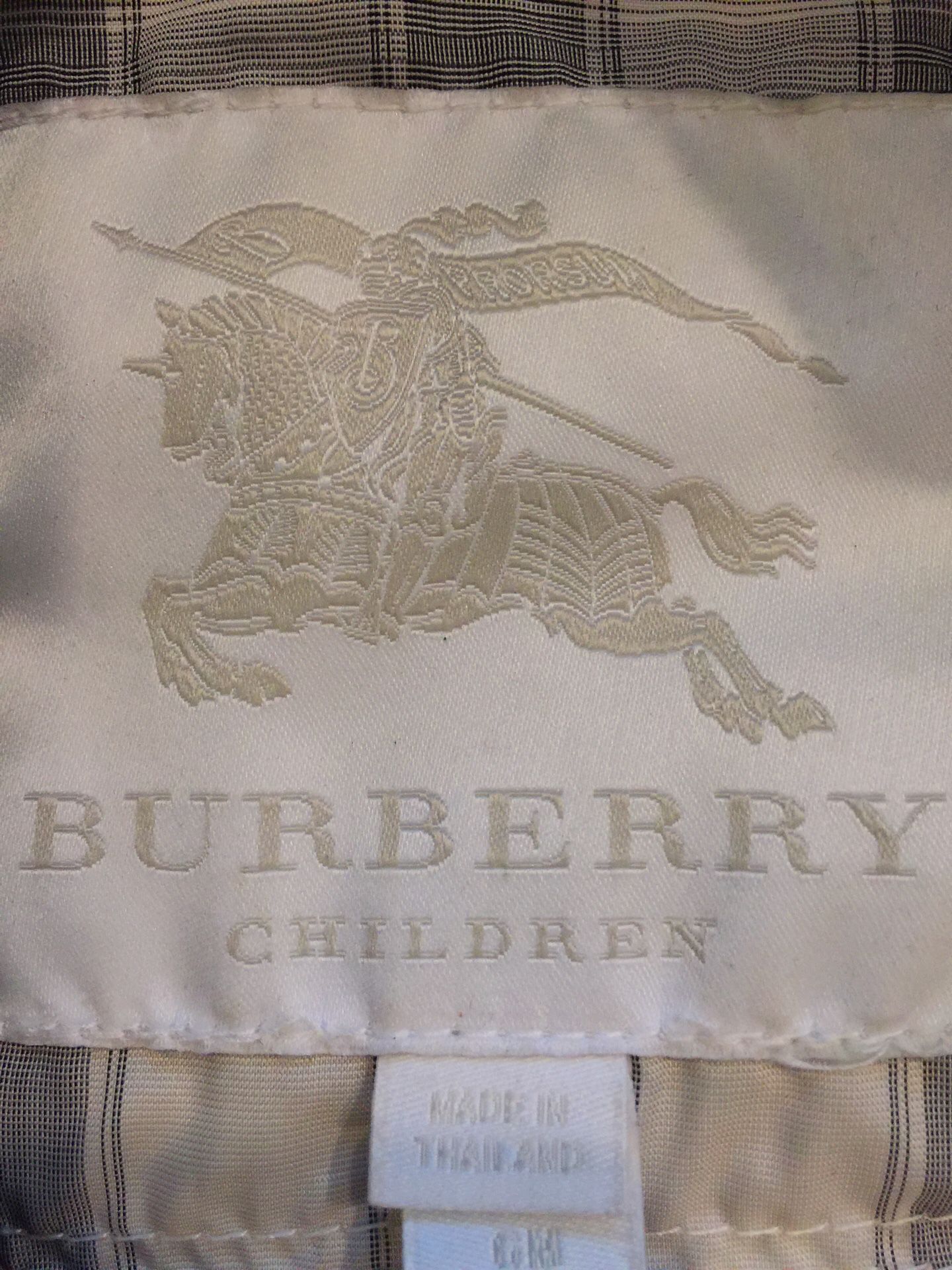 Burberry children 6month jacket/vest
