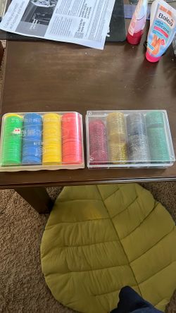 Mahjong game coins chips sets