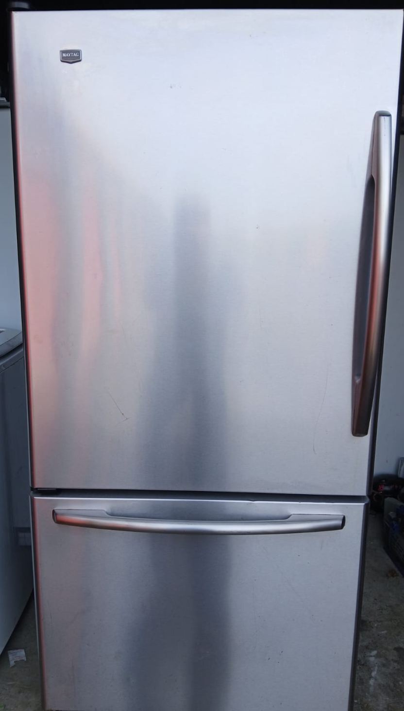 Stainless Maytag Bottom Freezer Fridge Deal