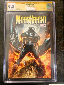 Moon knight #1 autographed