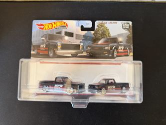 2020 Hot Wheels Car Culture 2 Pack Borla ‘83 Chevy Silverado & ’91 GMC Syclone