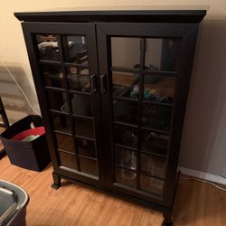 Crate & Barrel Hutch-style Cabinet