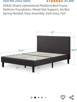 Full bed frame