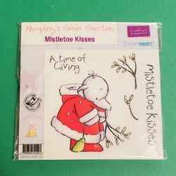 Humphey Elephant Mistletoe Kisses Stamps