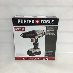 BRAND NEW Porter Cable 20V Max 1.3 AH Li-ion 1/2 In. Drill Driver PCC601LA 