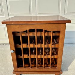 20-Bottle Wine Storage Cabinet (solid wood)