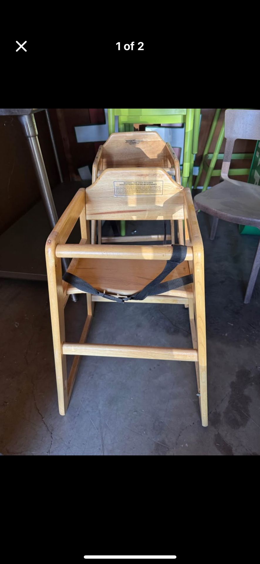 Restaurant highchair