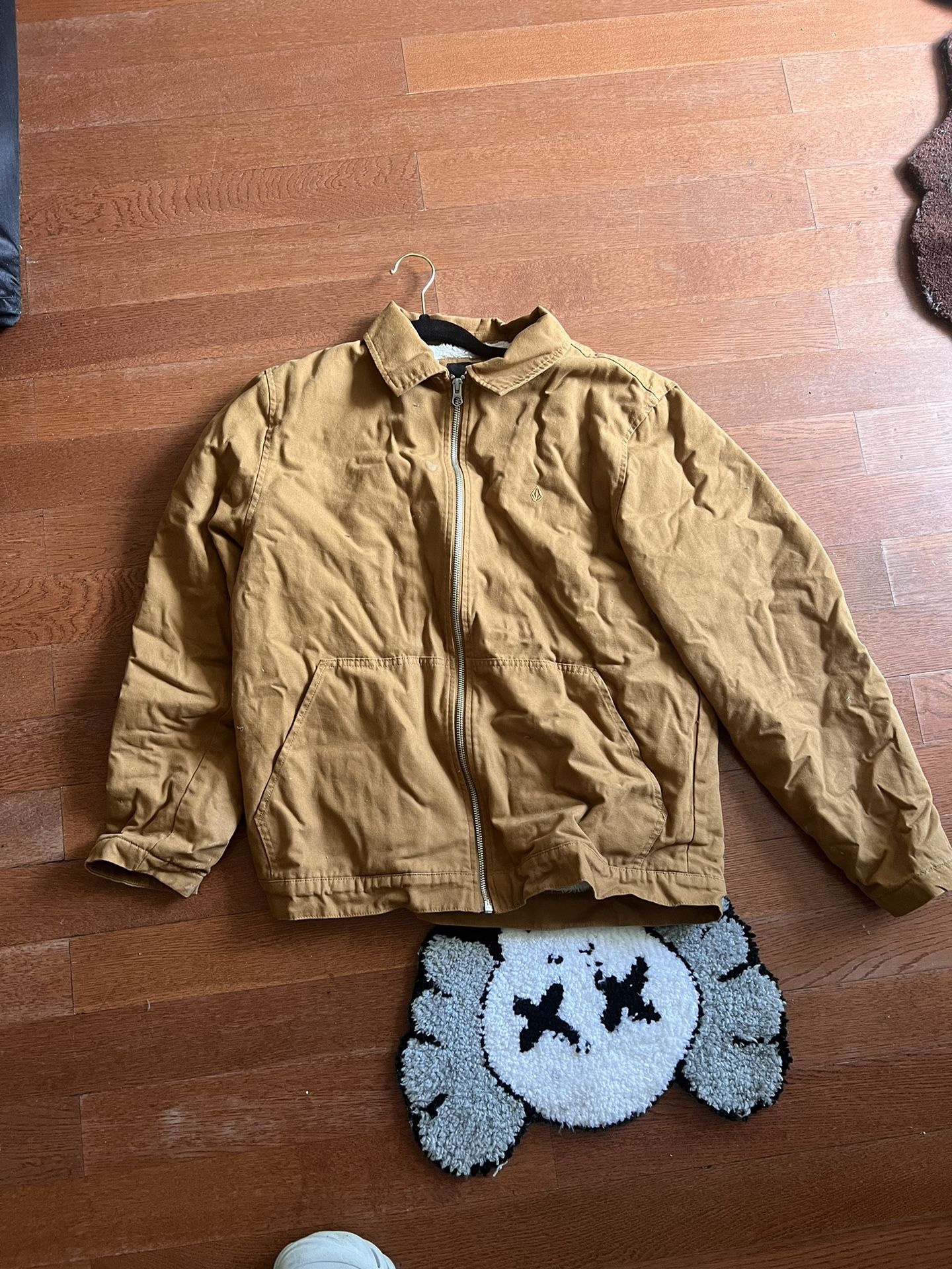 volcom zip up jacket size M