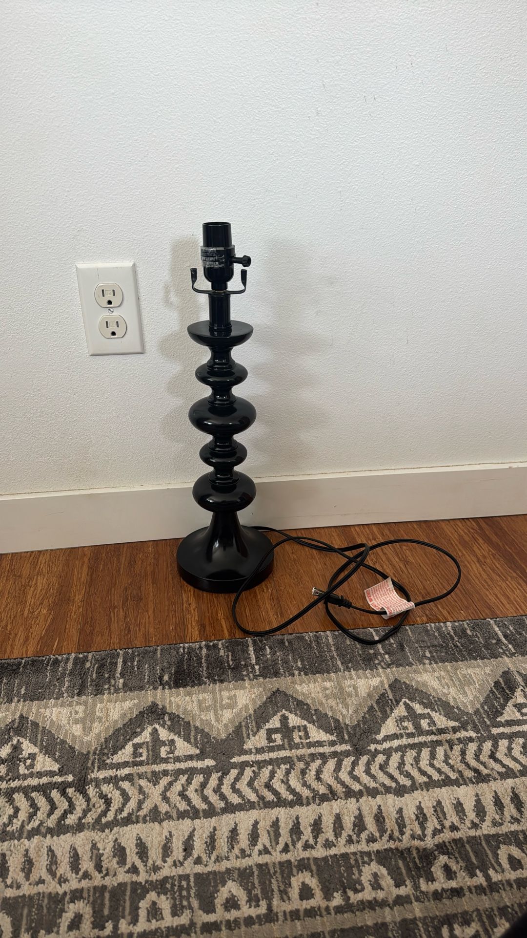 Black Table Lamp Mid Century Modern