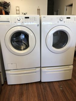 LG washer and dryer electric