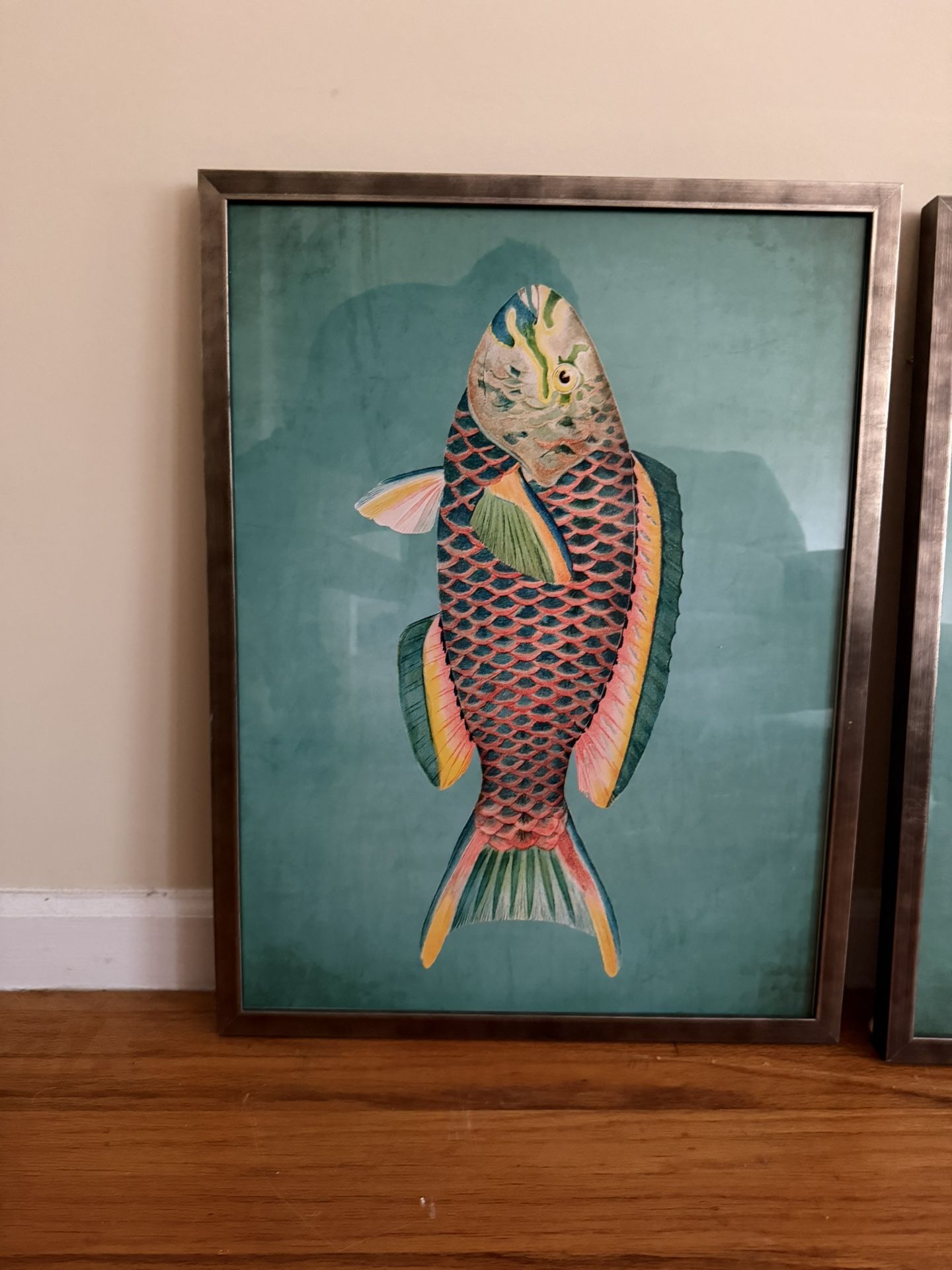 Two Decorative Fish Prints