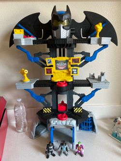 batman cave tower with batman and joker