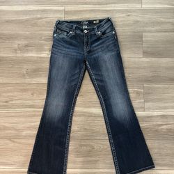 Ladies Silver Jeans 