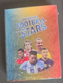 Rainbow Foil soccer card World Football Stars set of 55 elements