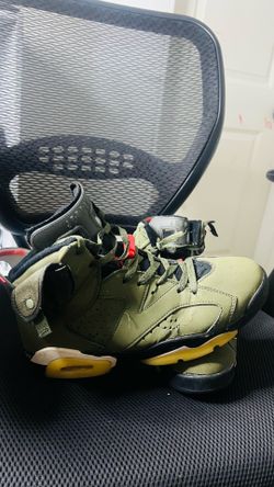Travis Scott Air Jordan 6 Retro "Cactus Jack" sneakers size 9.5