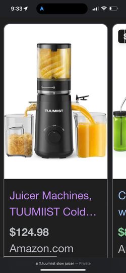 TUUMIIST SLOW JUICER