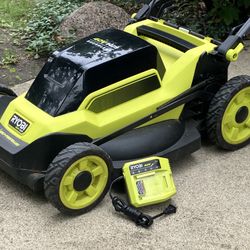 Ryobi Battery Operated Lawnmower