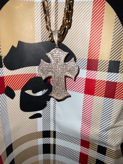 925 Moissanite Cross