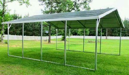 Carport and metal building